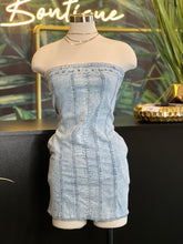 Load image into Gallery viewer, DENIM POCKET DRESS
