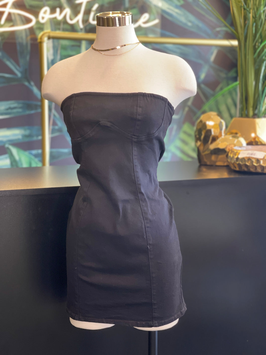 LOVE FOUND DENIM DRESS