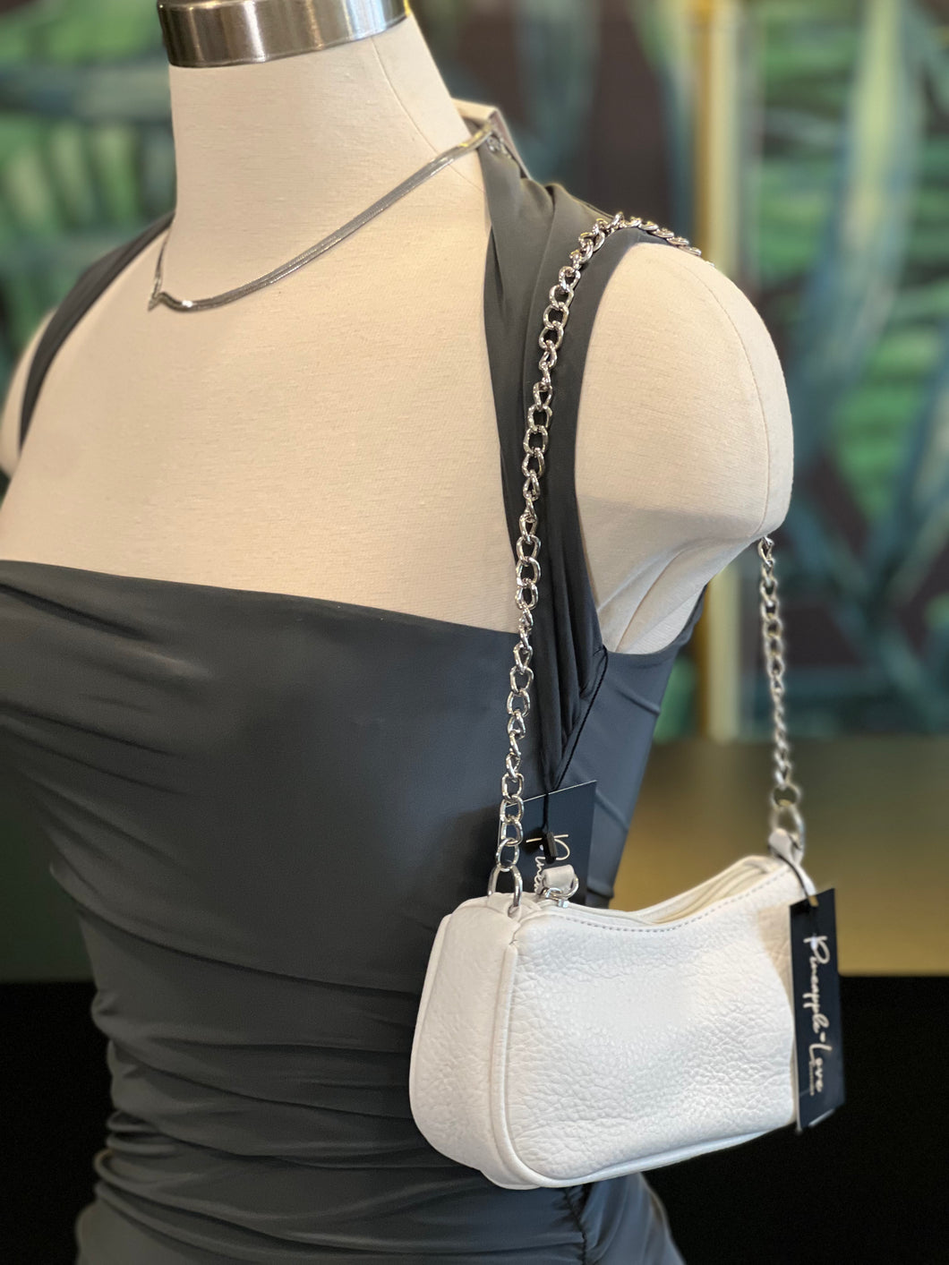 SILVER LOVE PURSE