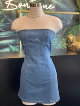 Load image into Gallery viewer, LOVE FOUND DENIM DRESS
