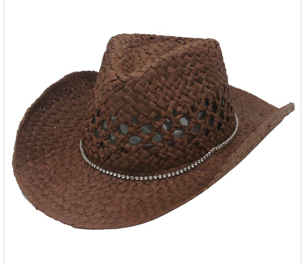 BROWN LOVE HAT